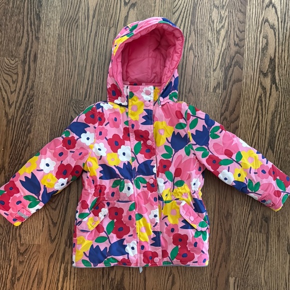 Hanna Andersson - Floral Kids Jacket - Pink, Yellow, Blue size 110 or 5 - Picture 1 of 4